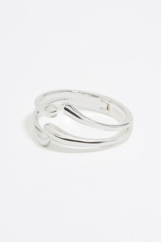 Silver metal bracelet