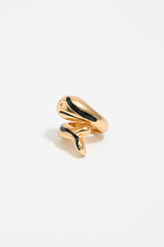 Gold fish ring