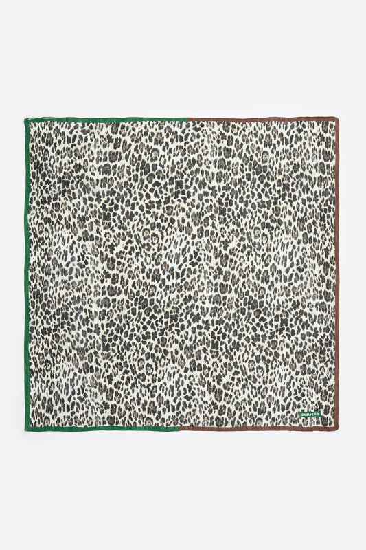 Ivory Leopard scarf