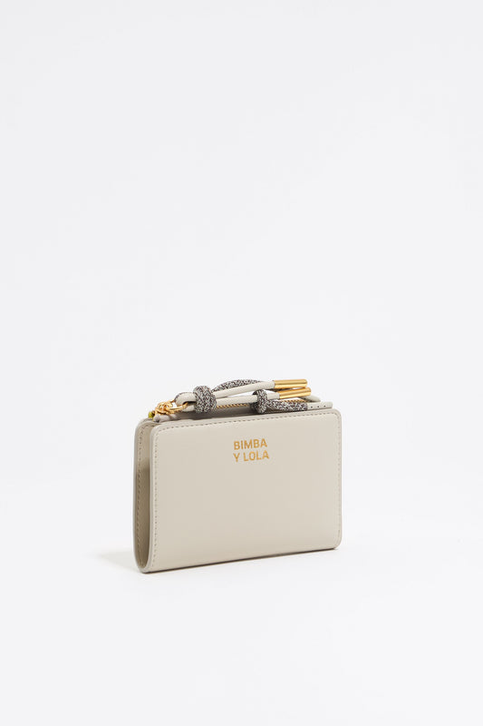 Stone leather purse