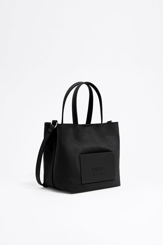 Small black nylon Chihuahua bag