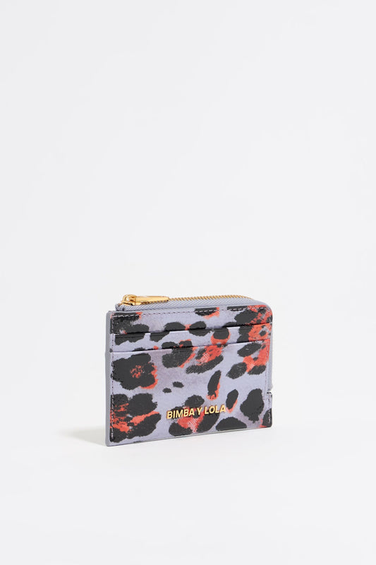 Lilac Leopard coin purse