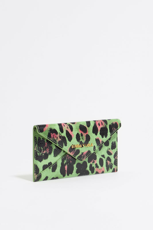 Green Leopard coin purse