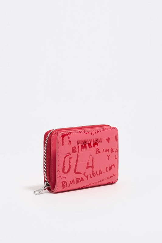 Strawberry mock croc BIMBAYLOLA.COM purse
