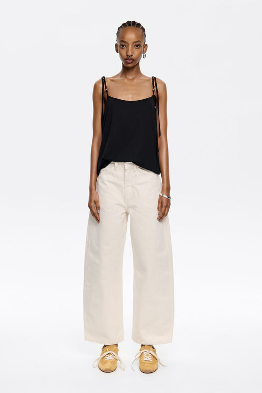 BARREL - Ecru jeans