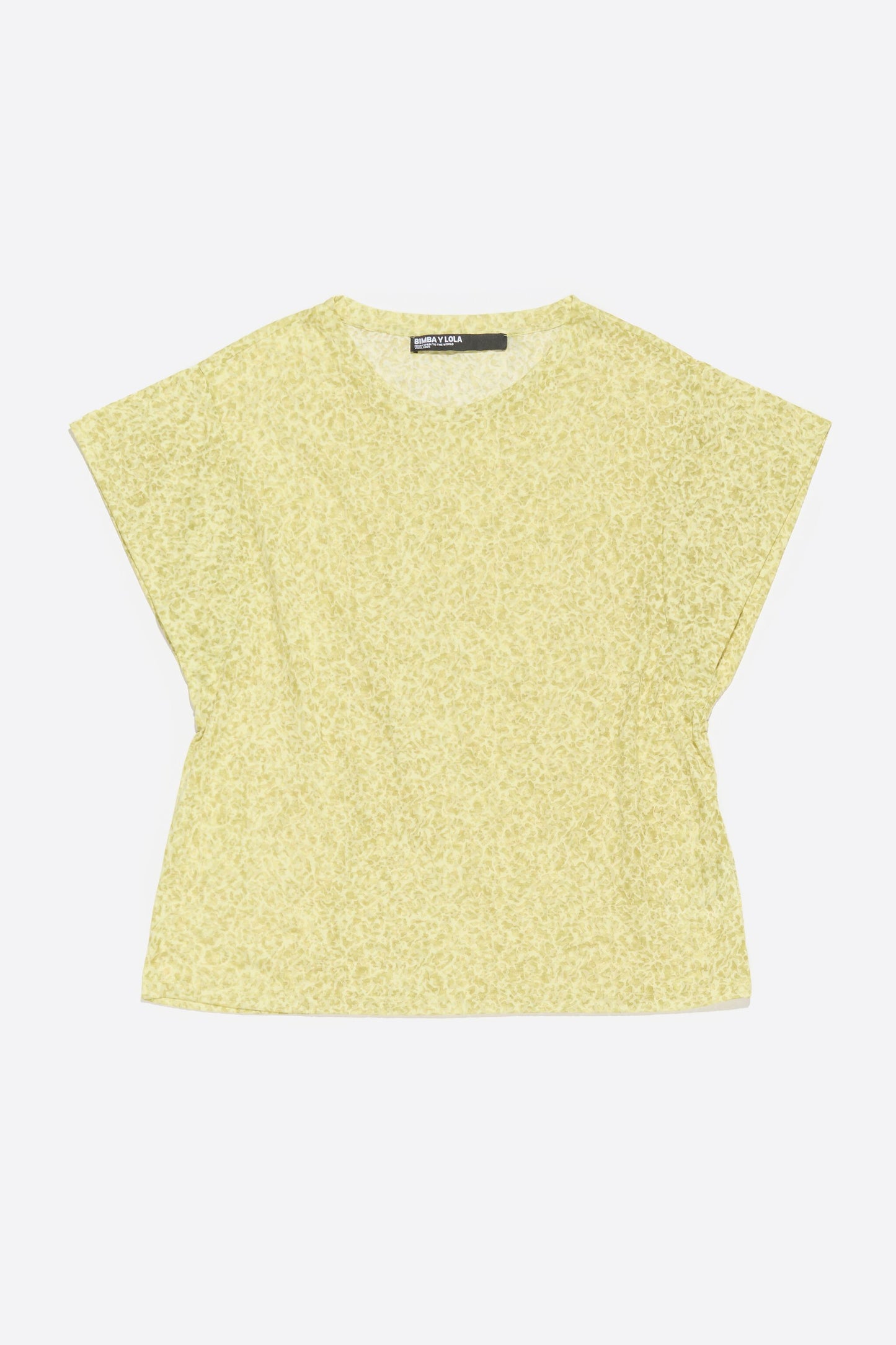 Yellow Animalspots devoré T-shirt