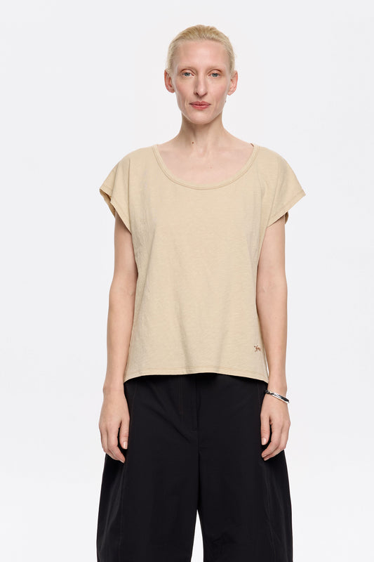 Sand relief logo T-shirt