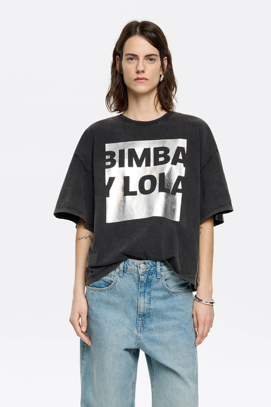 Black logo t-shirt