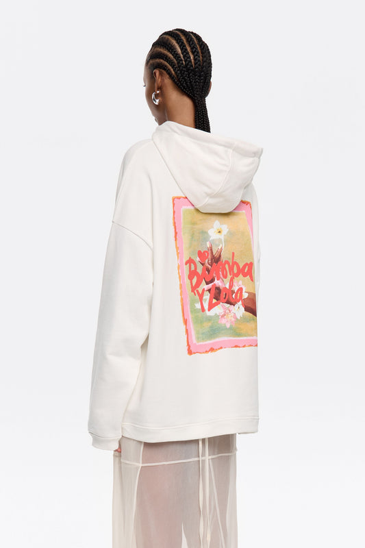White logo sweatshirt