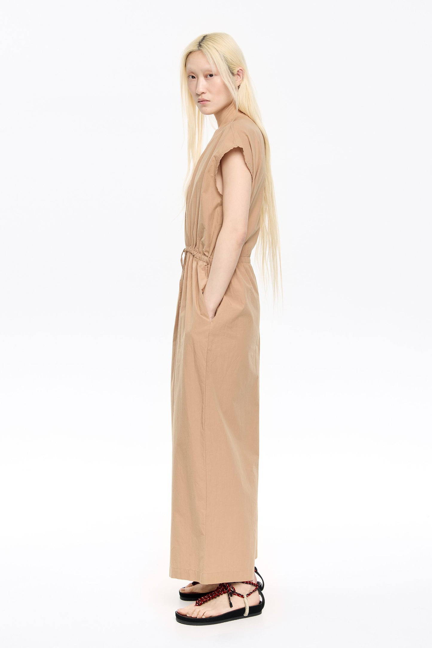 Camel jumpsuit