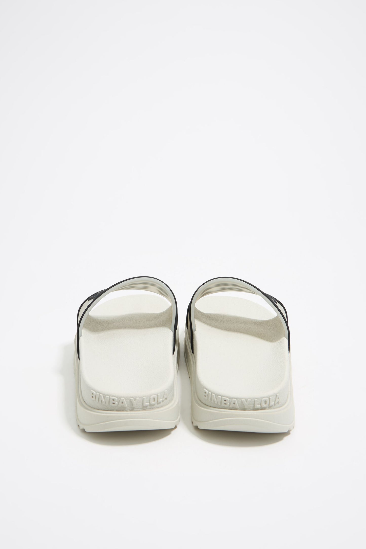 White platform slider